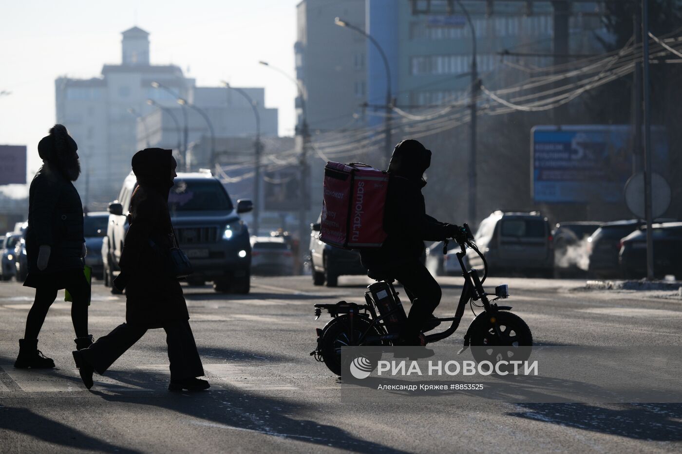 Зима в Новосибирске 