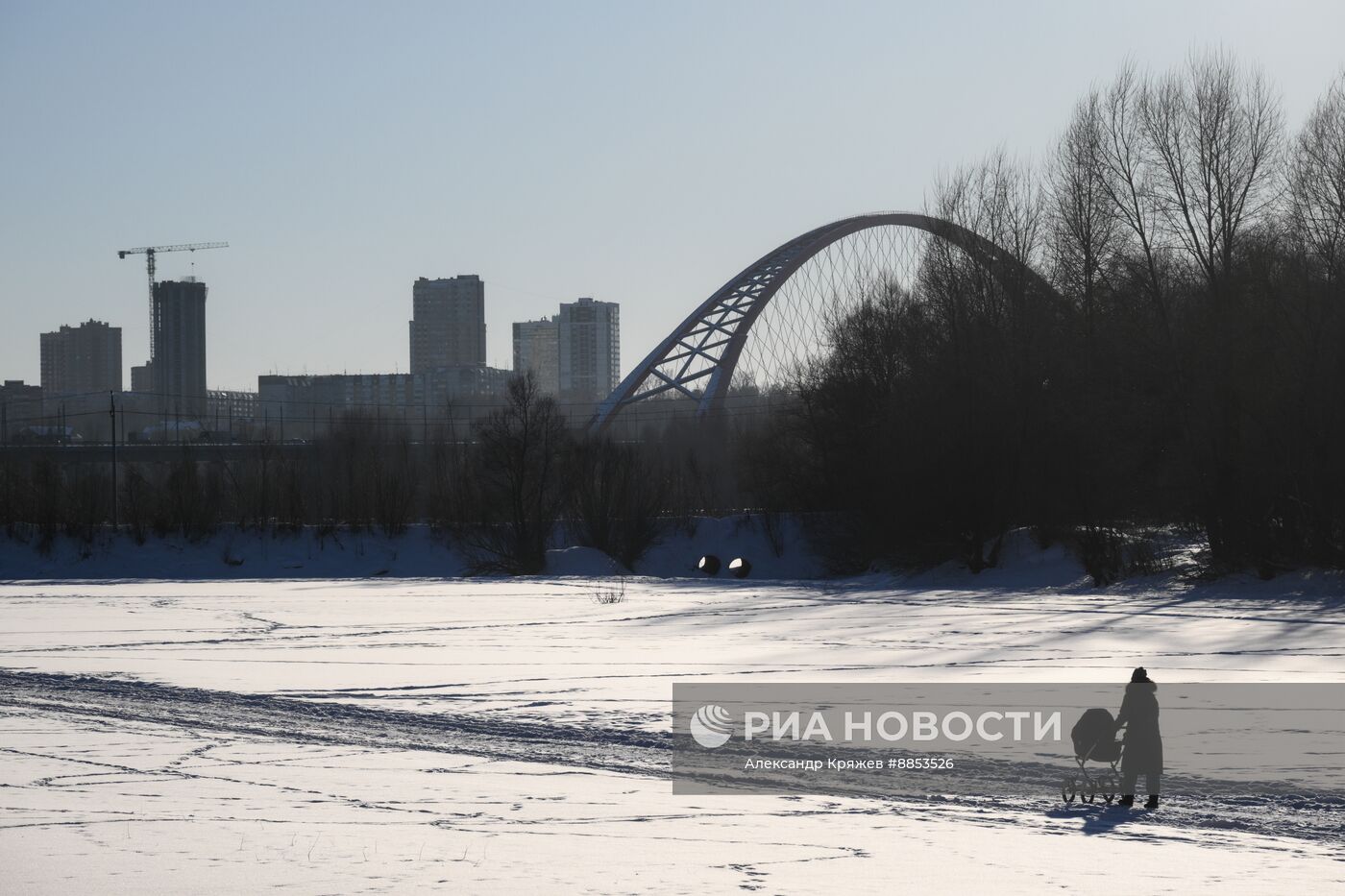 Зима в Новосибирске 