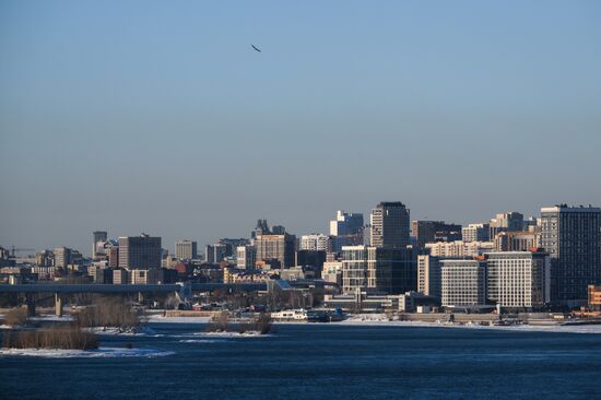 Зима в Новосибирске 