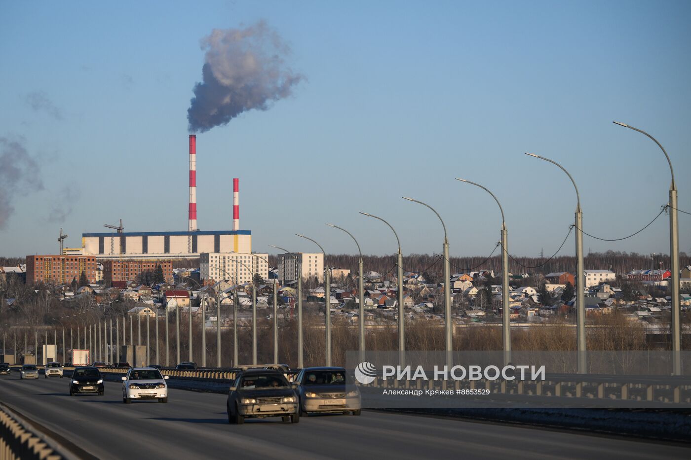 Зима в Новосибирске 