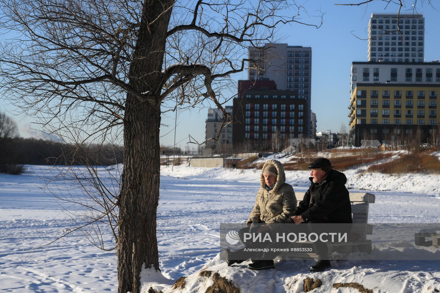 Зима в Новосибирске 