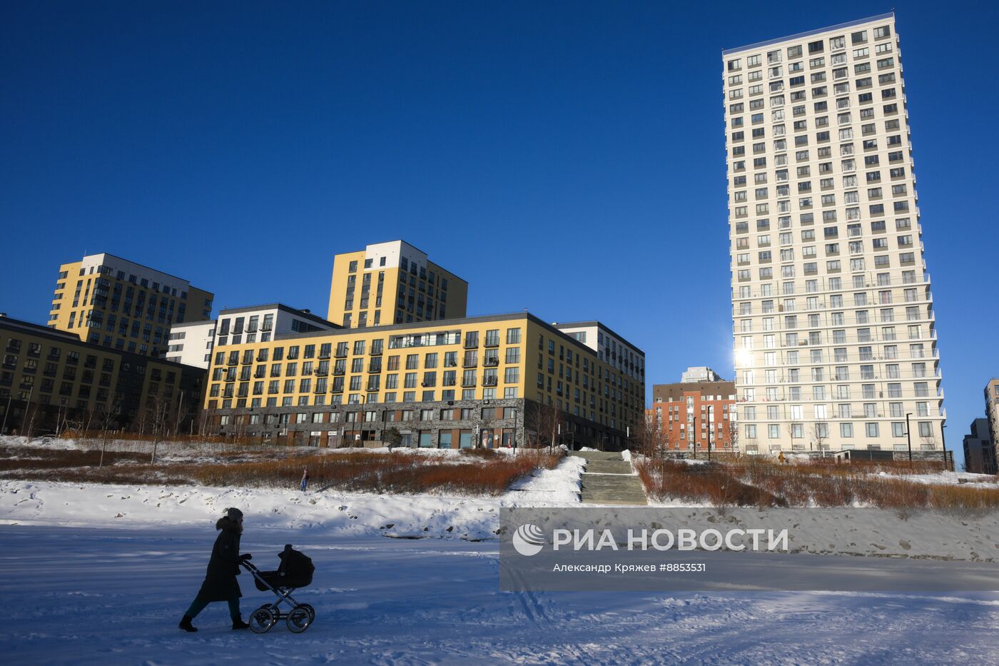 Зима в Новосибирске 