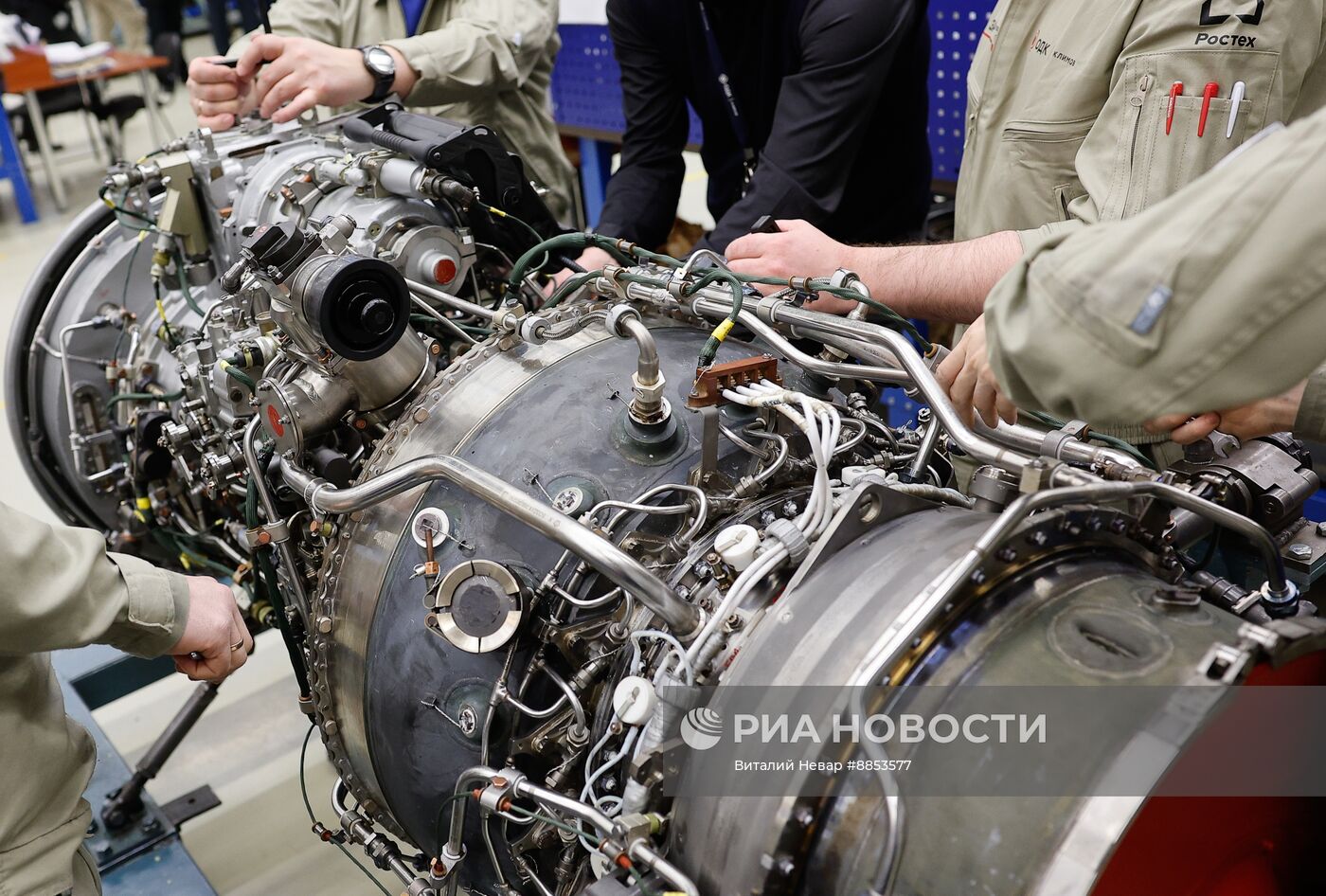 Производство газотурбинных двигателей для авиации