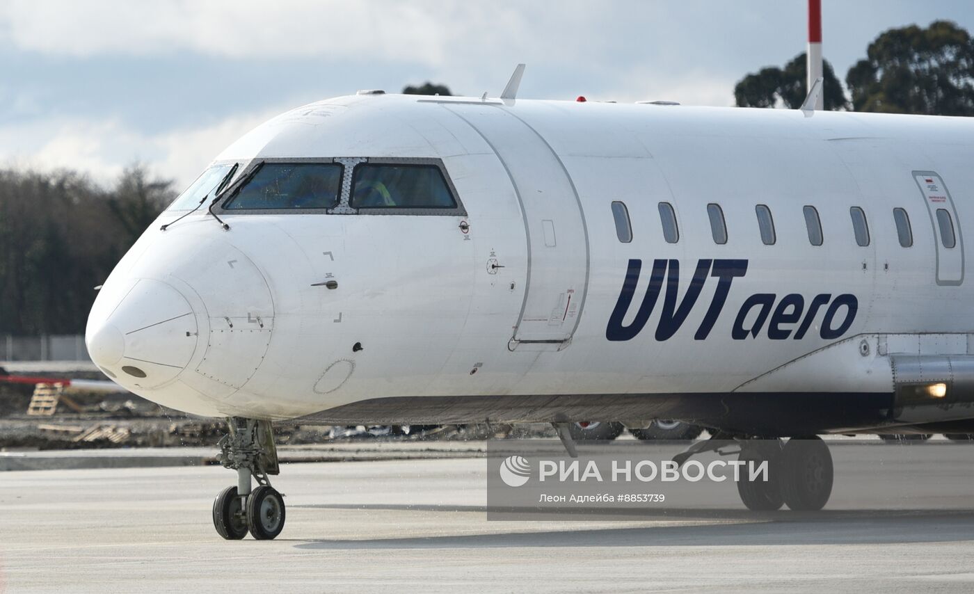 Аэропорт Сухума принял первый за почти 30 лет рейс из Москвы