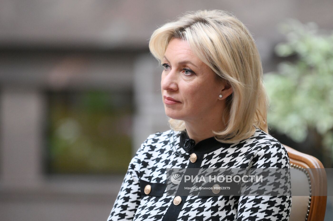 Интервью официального представителя МИД РФ М. Захаровой агентству РИА Новости