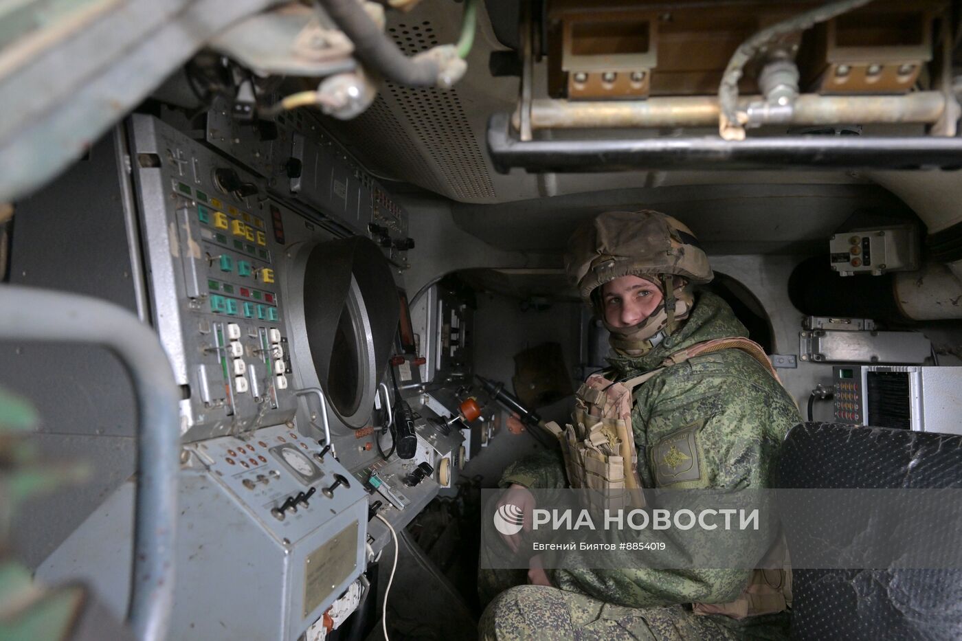 Боевое дежурство расчета ЗРК "БУК" ЦВО в ДНР