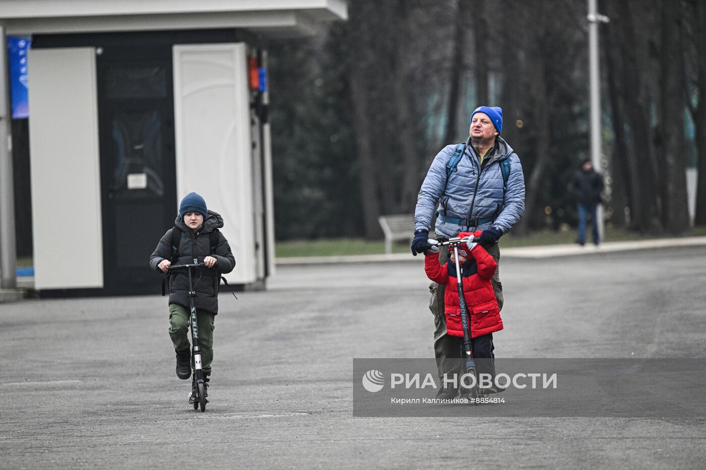Зима в России