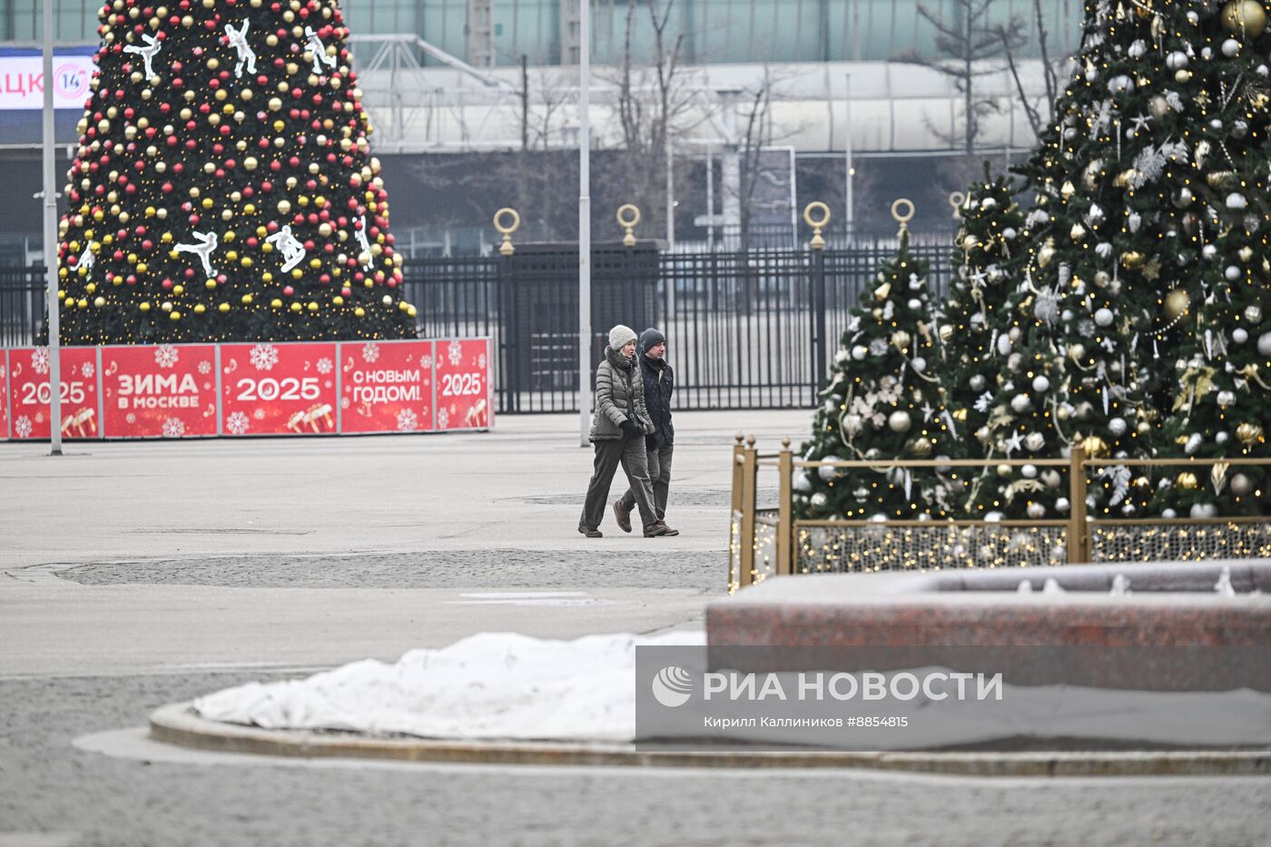 Зима в России