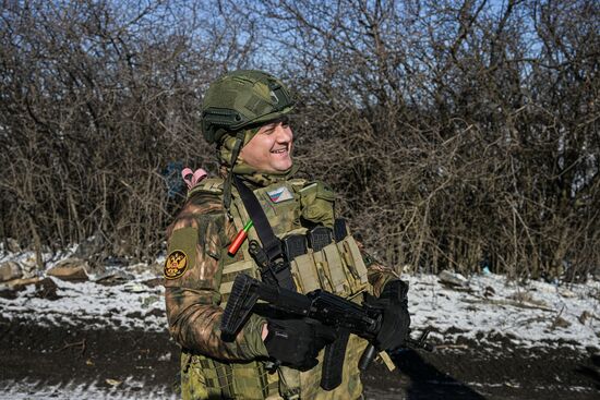 Боевая подготовка штурмовых подразделений ЦВО, участвовавших в освобождении населенного пункта Дзержинск в ДНР