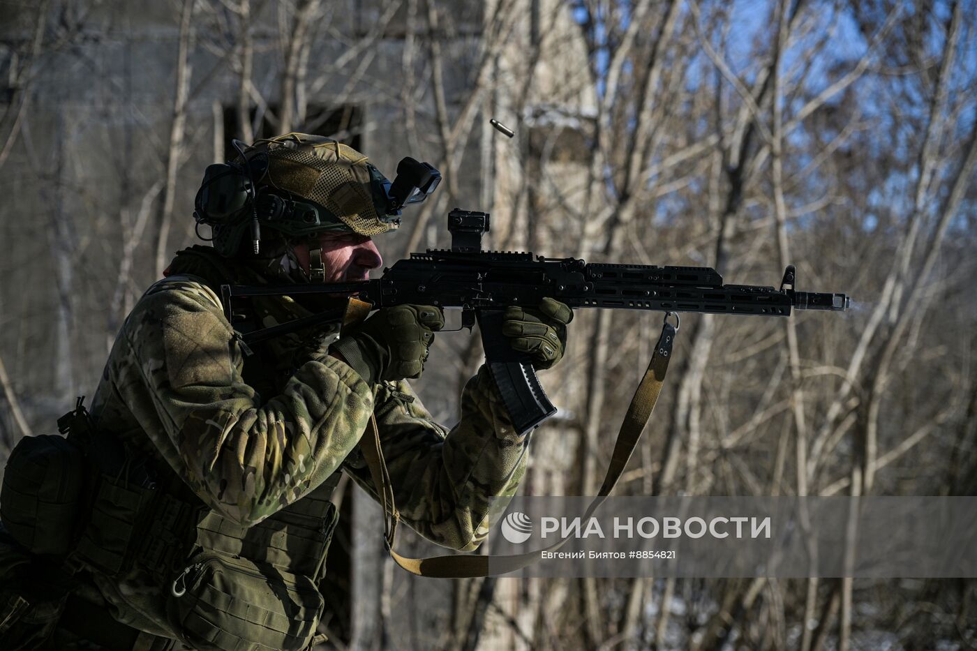 Боевая подготовка штурмовых подразделений ЦВО, участвовавших в освобождении населенного пункта Дзержинск в ДНР