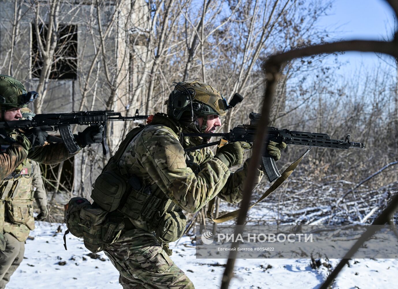 Боевая подготовка штурмовых подразделений ЦВО, участвовавших в освобождении населенного пункта Дзержинск в ДНР