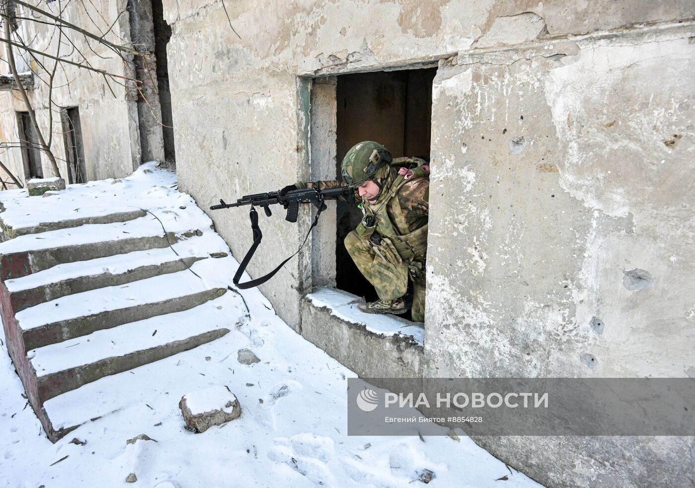 Боевая подготовка штурмовых подразделений ЦВО, участвовавших в освобождении населенного пункта Дзержинск в ДНР