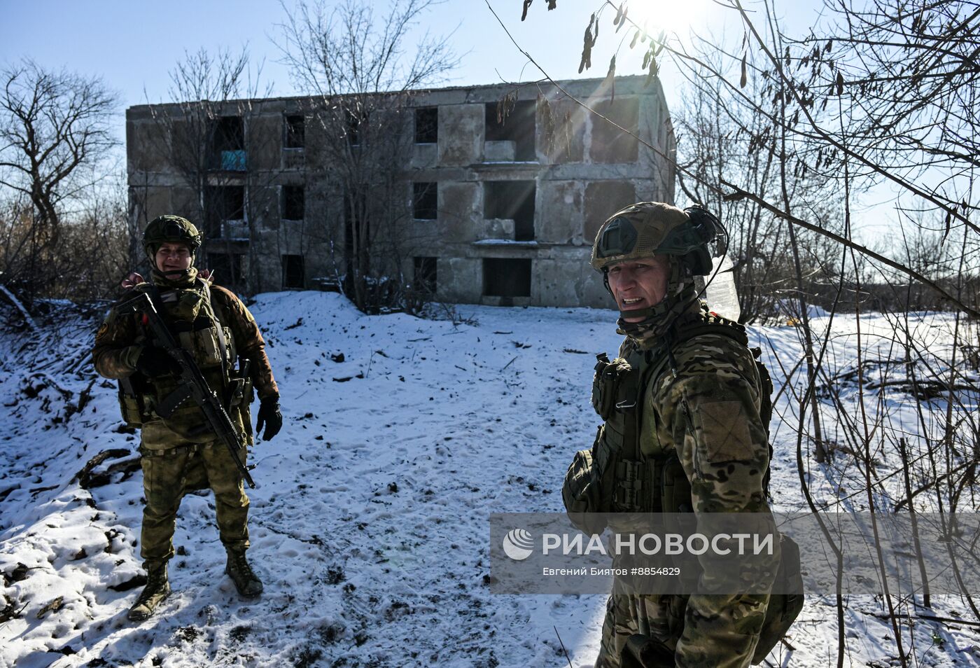 Боевая подготовка штурмовых подразделений ЦВО, участвовавших в освобождении населенного пункта Дзержинск в ДНР