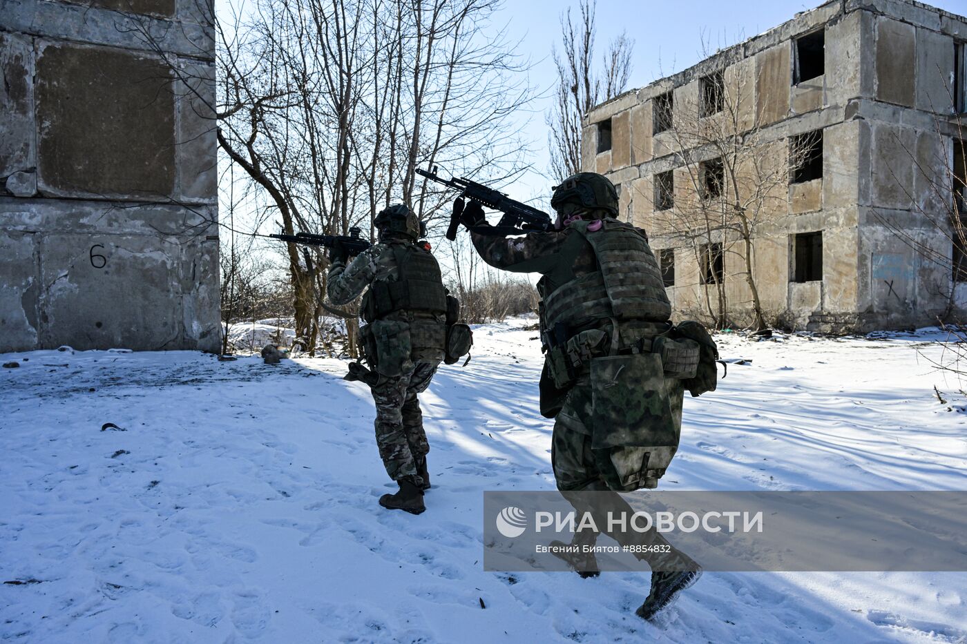 Боевая подготовка штурмовых подразделений ЦВО, участвовавших в освобождении населенного пункта Дзержинск в ДНР