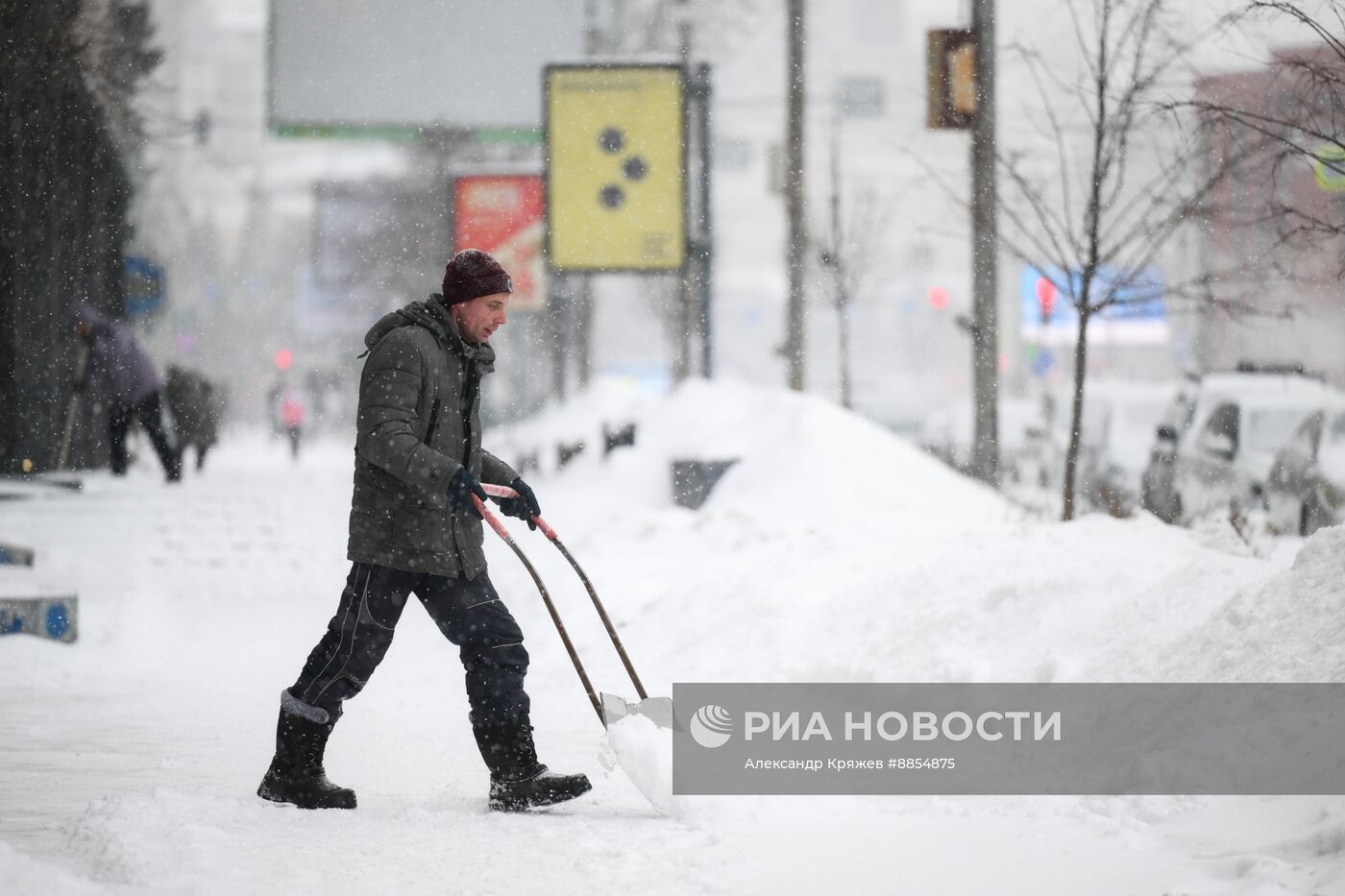 Зима в России