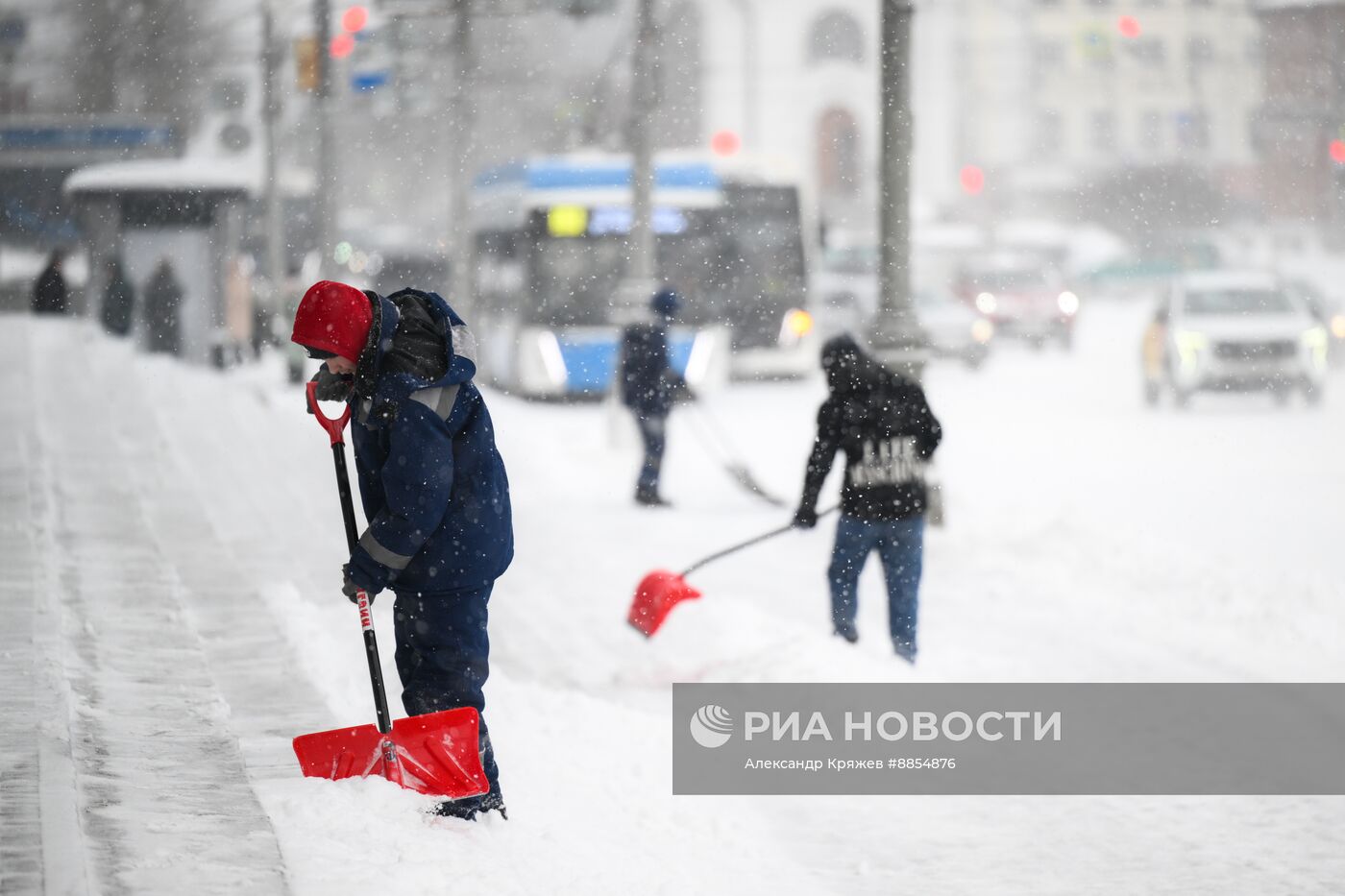 Зима в России