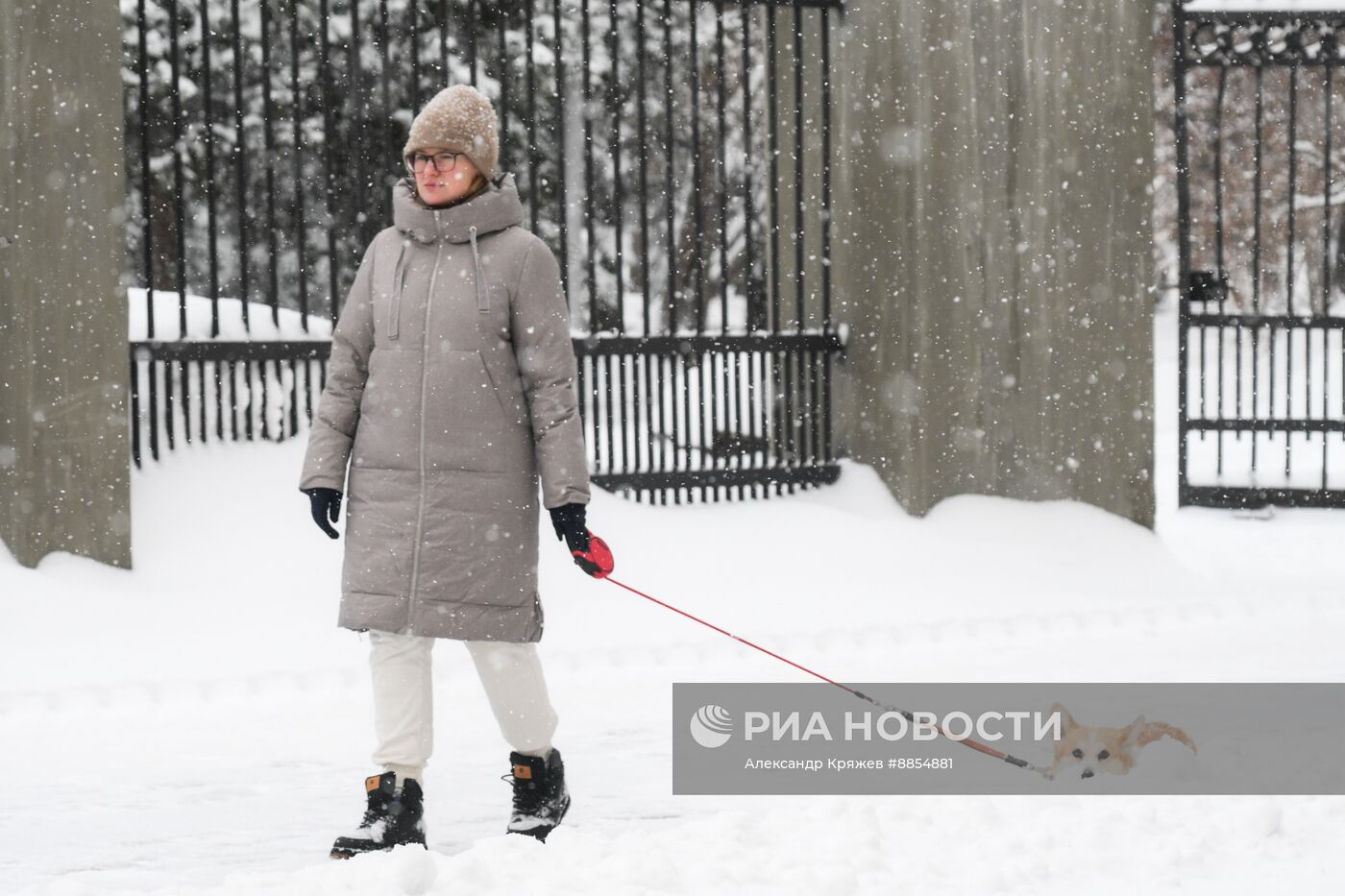 Зима в России