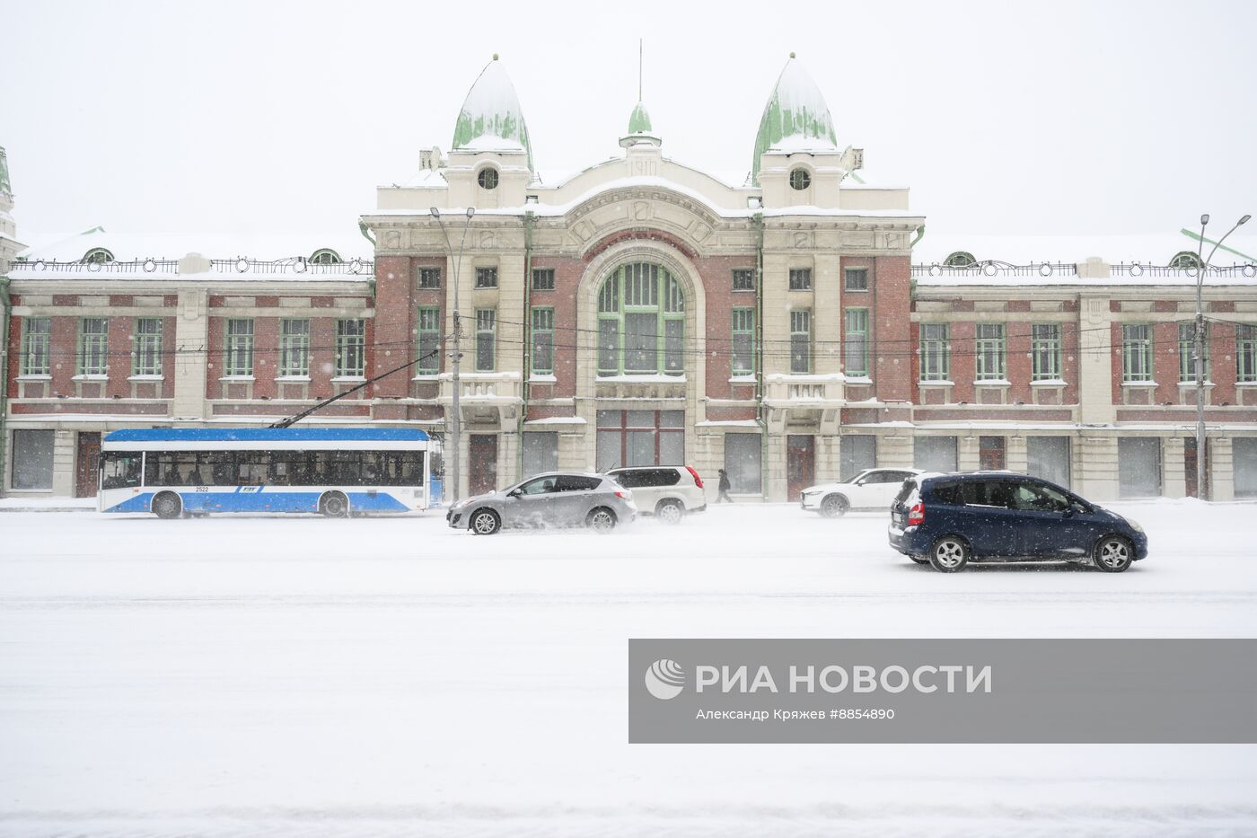 Зима в России