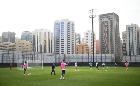 Тренировка ПФК ЦСКА в рамках зимнего кубка РПЛ