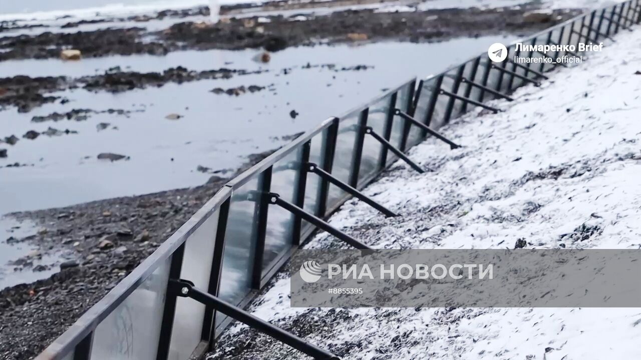 Китайское судно "Ань Янь 2" село на мель у берегов Сахалина