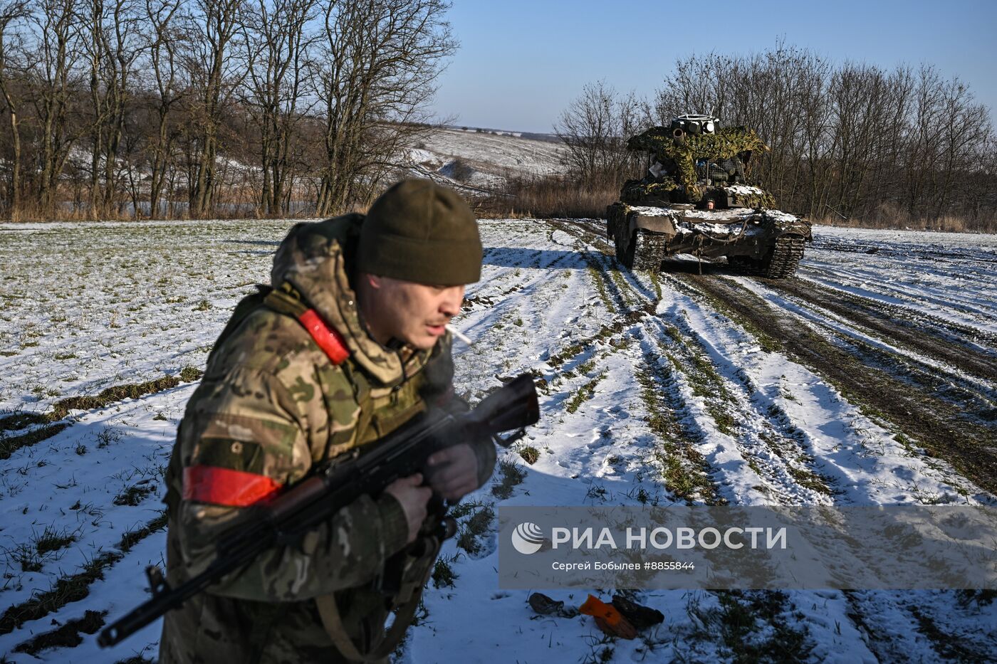 Работа сводной артиллерийской группы "Пресса" спецназа "Ахмат"