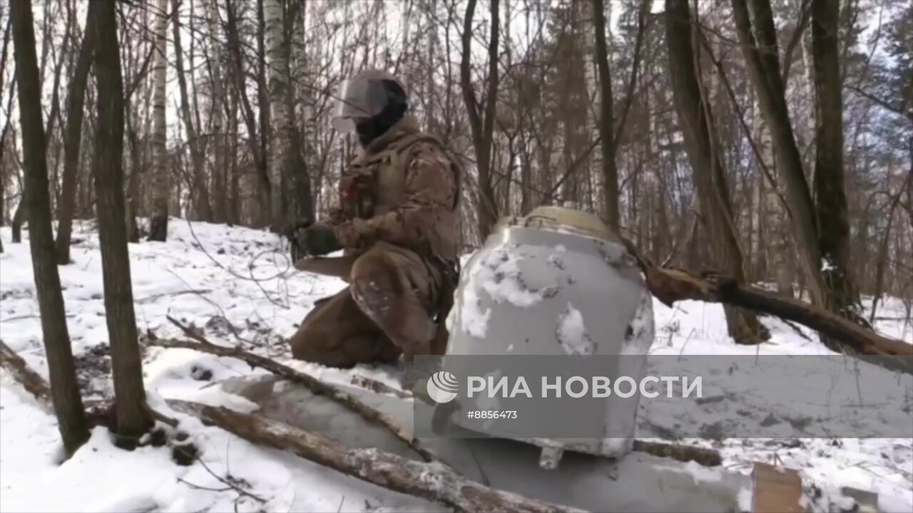 Саперы МЧС России обезвредили крылатую ракету "SCALP" в Курской области