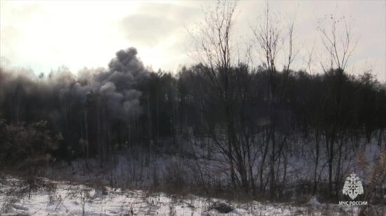 Саперы МЧС России обезвредили крылатую ракету "SCALP" в Курской области