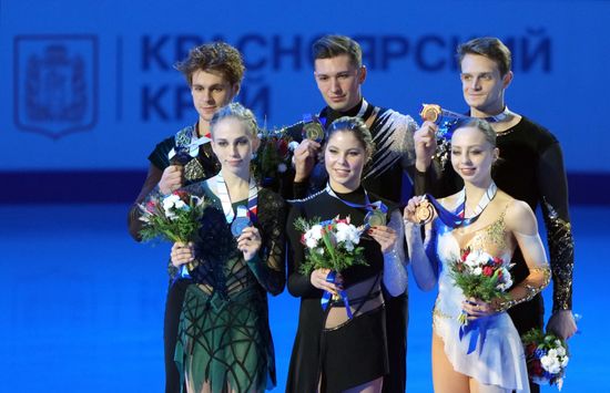 Финал Гран-при России по фигурному катанию. Награждение