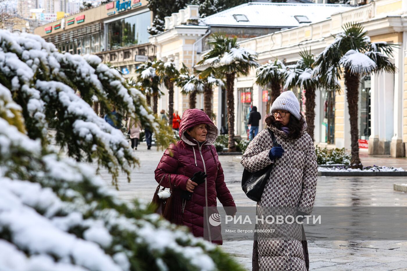 Снег в Крыму