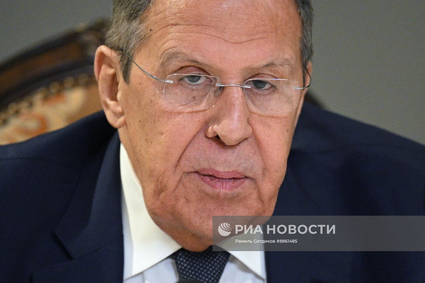 П/к главы МИД РФ С. Лаврова по итогам переговоров делегаций РФ и США