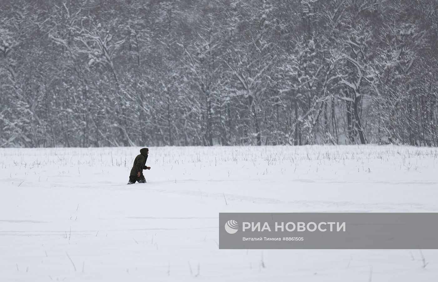Снег в Краснодарском крае
