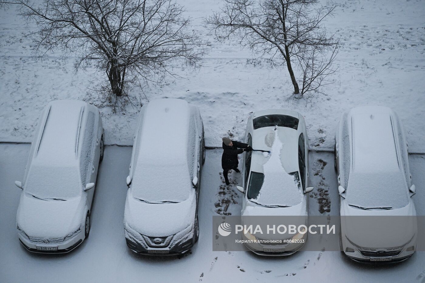 Снег в Москве