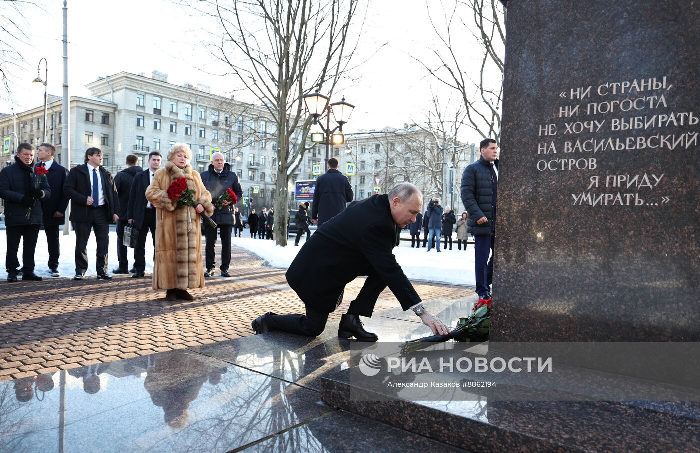 Рабочая поездка президента РФ В. Путина в Санкт-Петербург 