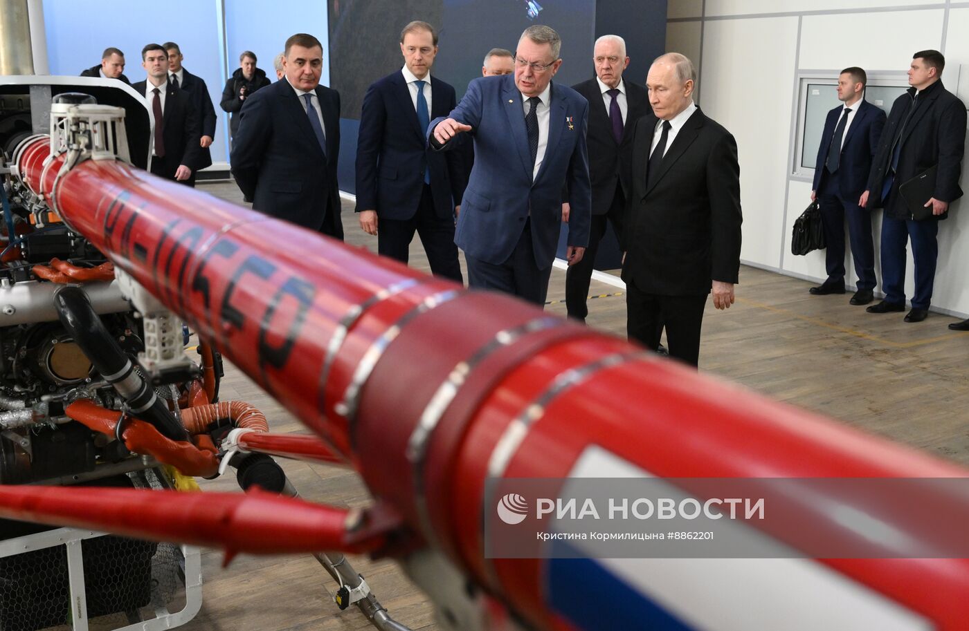 Рабочая поездка президента РФ В. Путина в Санкт-Петербург 