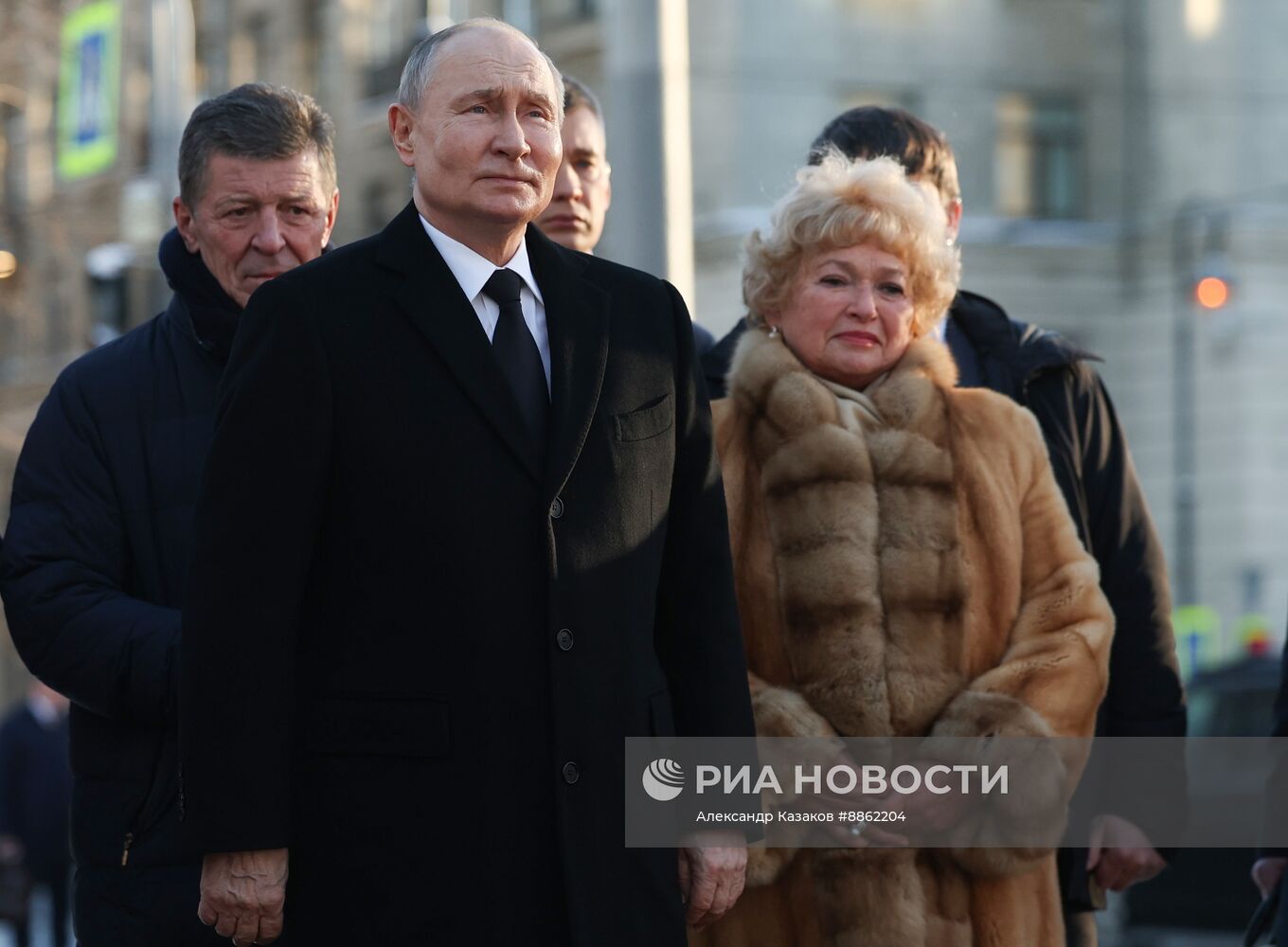 Рабочая поездка президента РФ В. Путина в Санкт-Петербург 