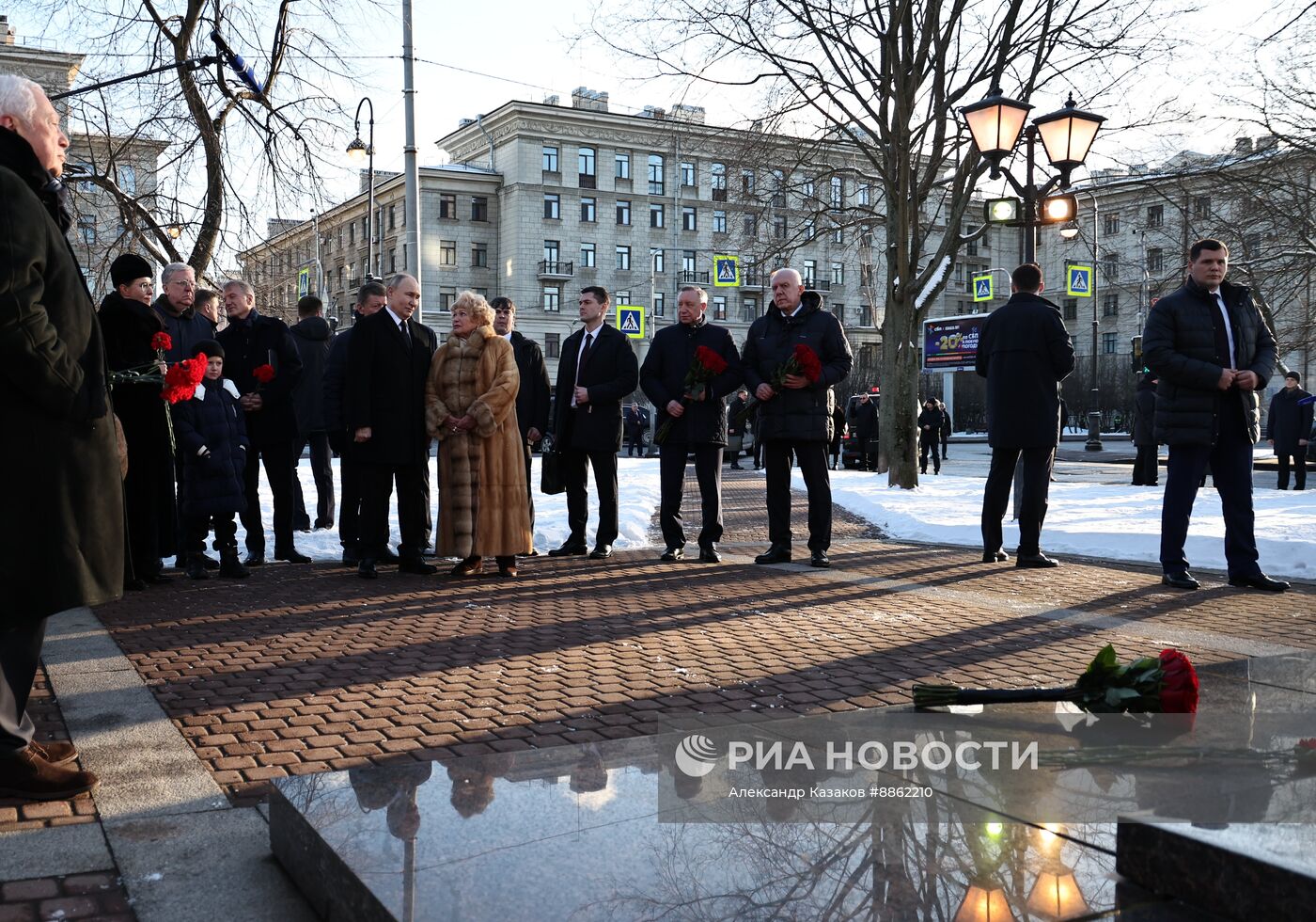 Рабочая поездка президента РФ В. Путина в Санкт-Петербург 