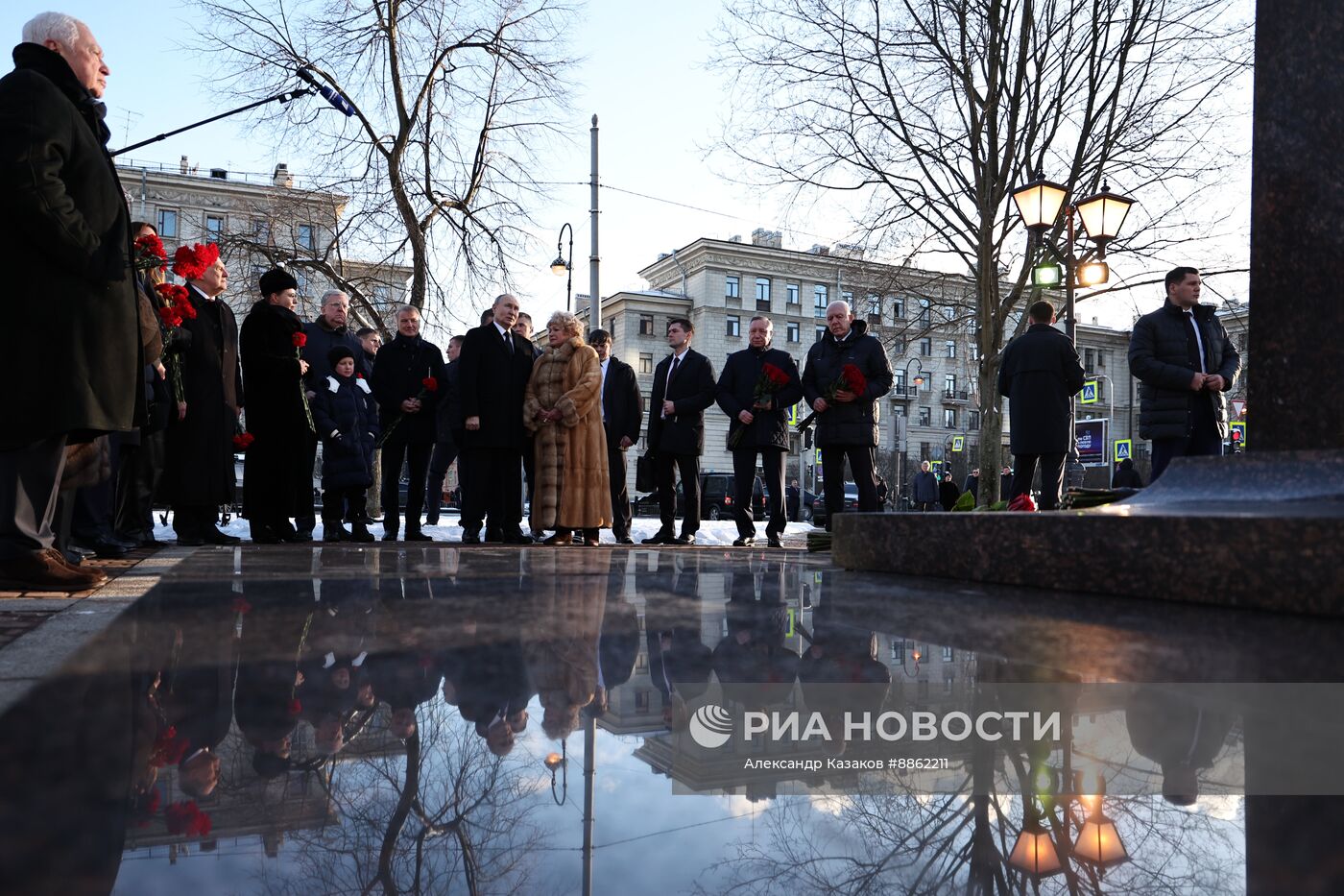 Рабочая поездка президента РФ В. Путина в Санкт-Петербург 