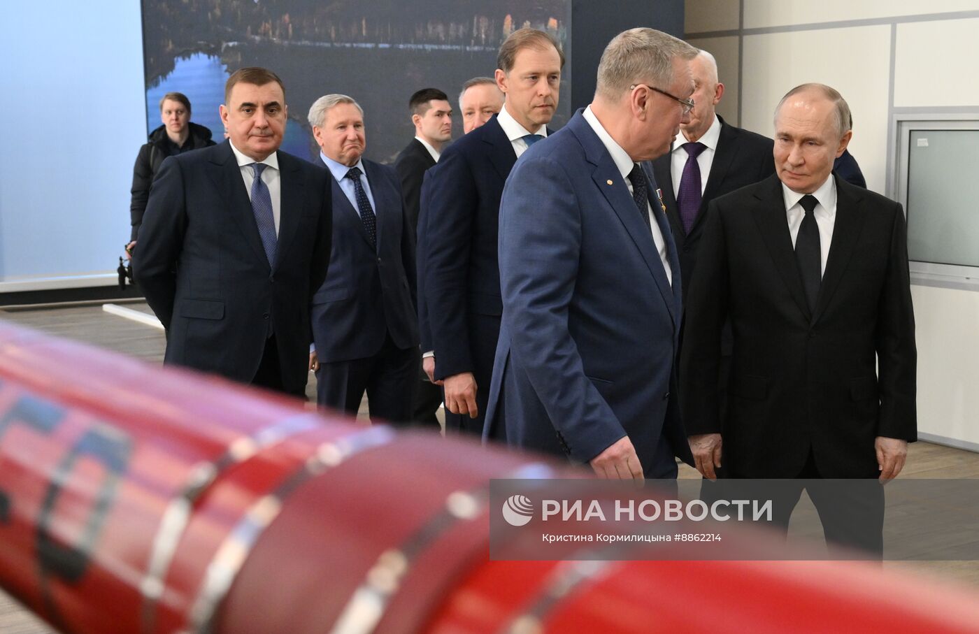 Рабочая поездка президента РФ В. Путина в Санкт-Петербург 