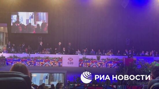 Лавров на встрече глав МИД G20 в Йоханнесбурге