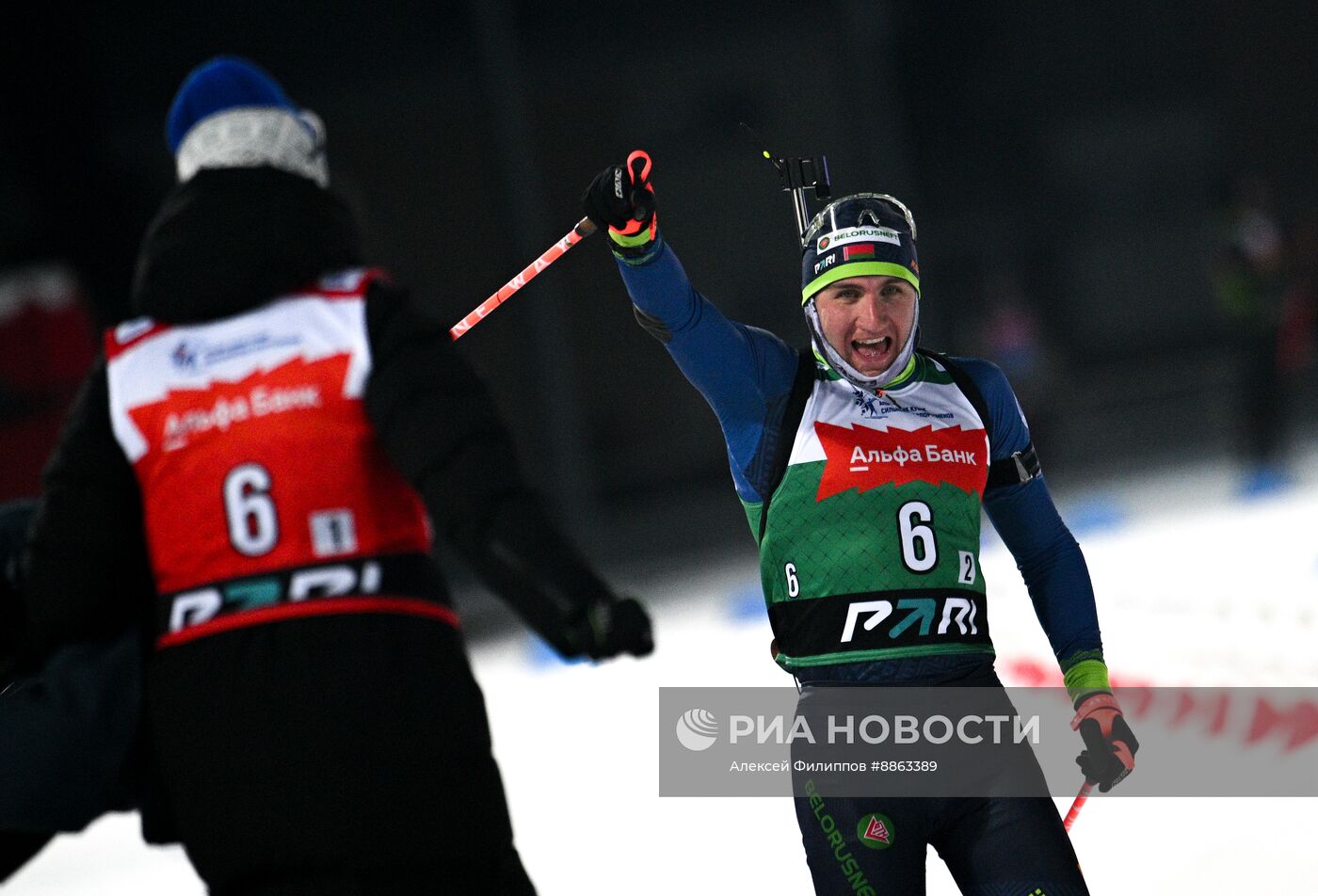 Кубок сильнейших. Биатлон. Одиночная смешанная эстафета