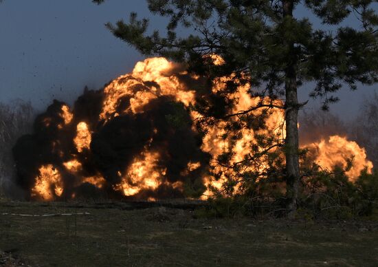 Боевая работа разведчиков 169 бригады на Краснолиманском направлении