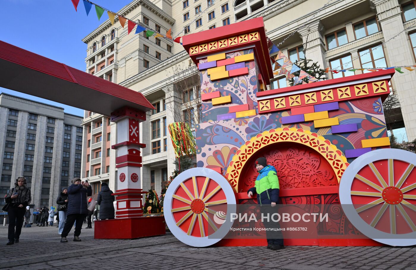 Масленица в рамках проекта "Зима в Москве"