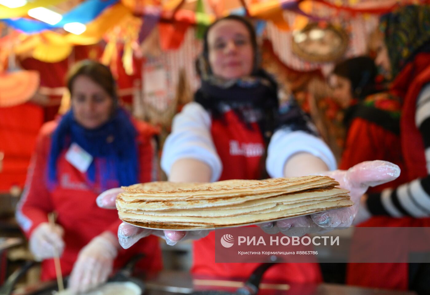 Масленица в рамках проекта "Зима в Москве"