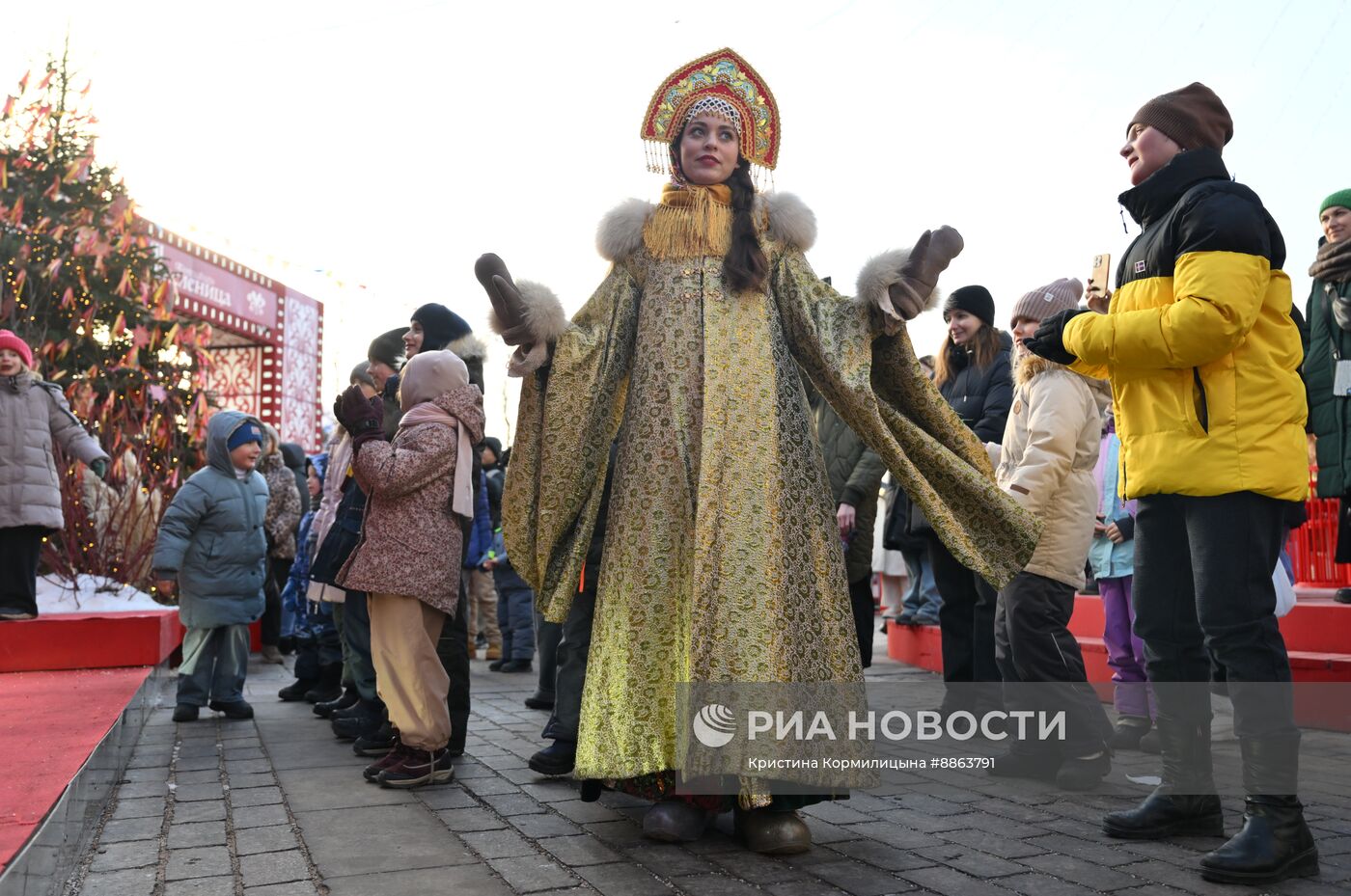 Масленица в рамках проекта "Зима в Москве"