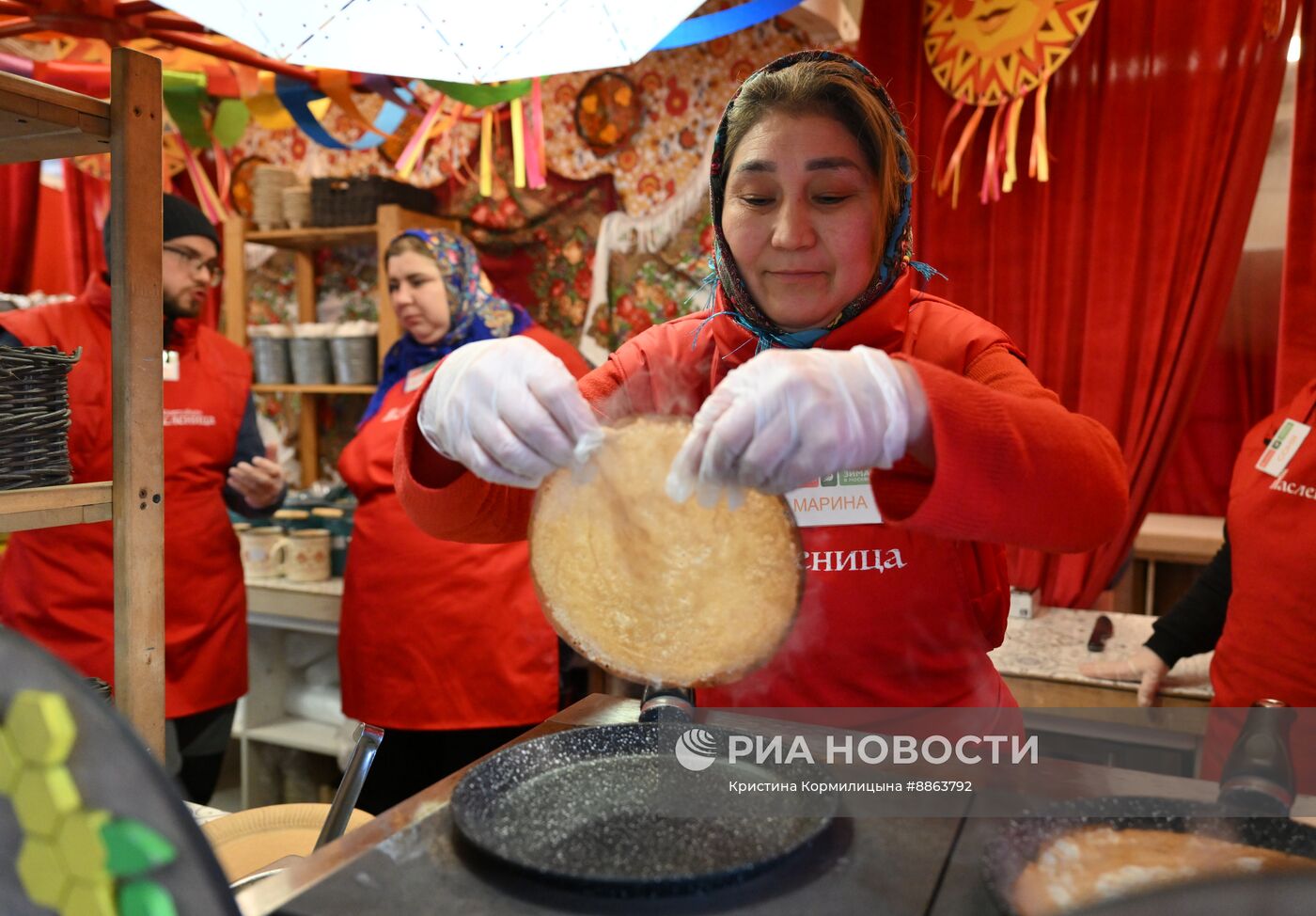 Масленица в рамках проекта "Зима в Москве"