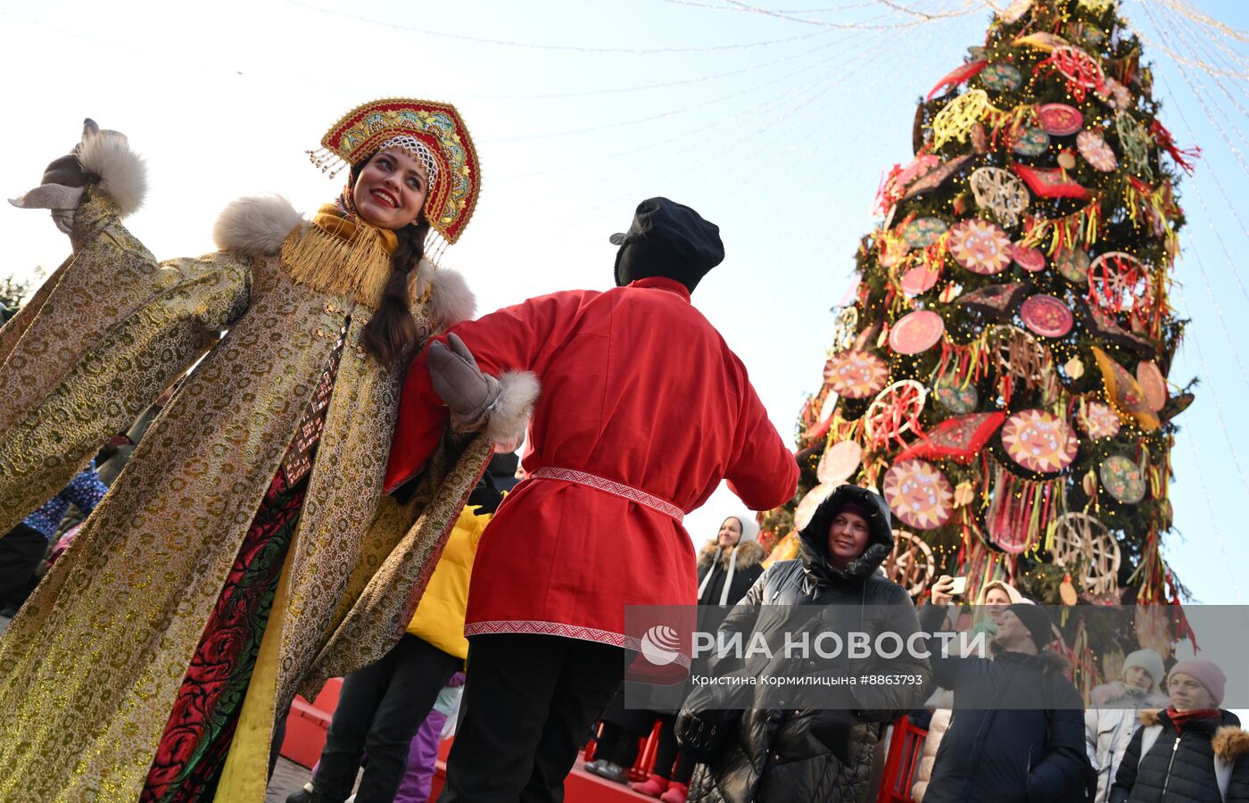 Масленица в рамках проекта "Зима в Москве"
