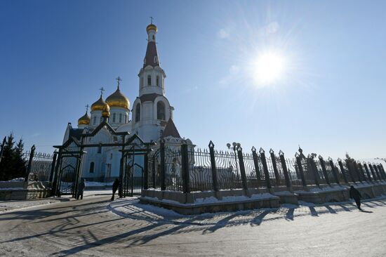 Роспись собора Казанской иконы Божьей Матери в Чите