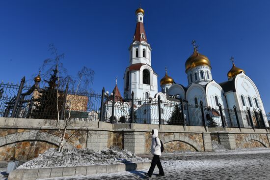 Роспись собора Казанской иконы Божьей Матери в Чите