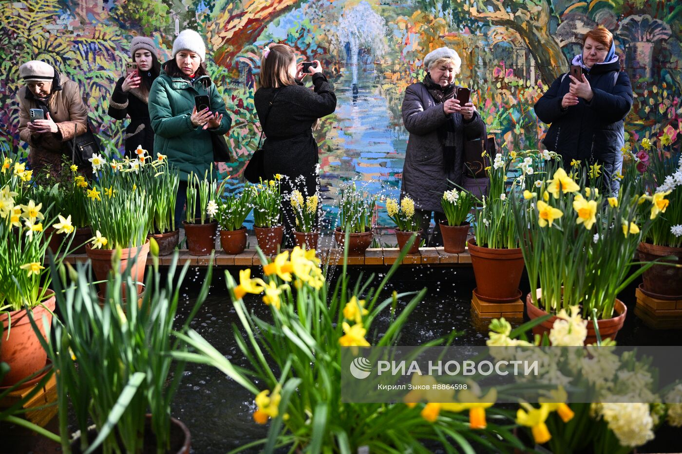 Выставка "Репетиция весны" в Ботаническом саду МГУ