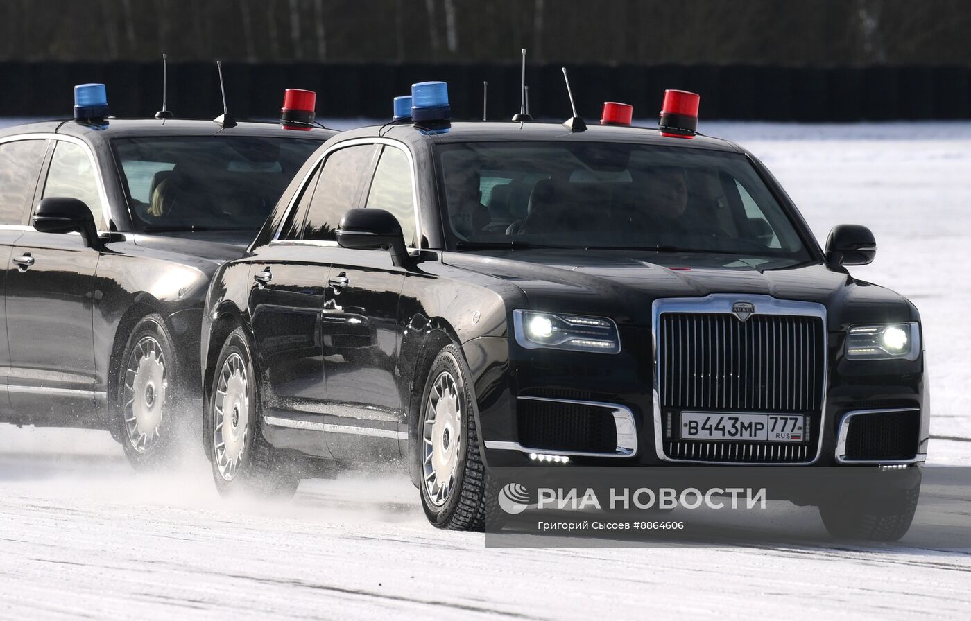 Соревнования по скоростному маневрированию водителей ФСО России